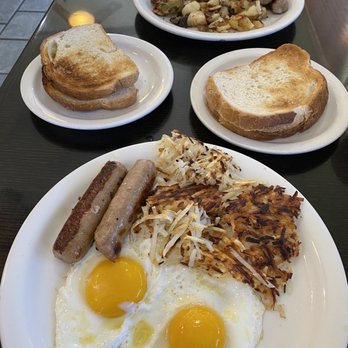 Old Susana Cafe - 2 Large Ranch Eggs Any Style with Sausage - American Near Me - Simi Valley, California Old Susana Cafe - 2 Large Ranch Eggs Any Style with Sausage - American Near Me - Simi Valley, California
