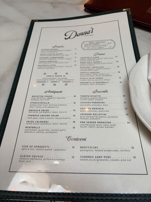 Menu photo 1 Donna's Los Angeles, CA Menu photo 1 Donna's Los Angeles, CA