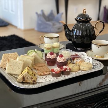 Tea at 1024 - The spread. Just as decadent as if we were eating out. - Tea Rooms Near Me - Honolulu, Hawaii Tea at 1024 - The spread. Just as decadent as if we were eating out. - Tea Rooms Near Me - Honolulu, Hawaii
