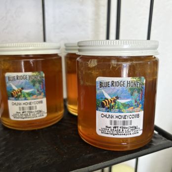 Blue Ridge Honey - two jars of honey on a shelf - Honey Near Me - Ventura, California