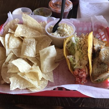 Taco Mama - The Summit - Two taco combo - 1 The Mayor (left) and 1 Justice is Served (right) - Mexican Near Me - Birmingham, Alabama