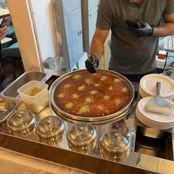 Roast & Toast Cafe - Making the Knafeh Nabulseyeh - Cafes Near Me - Berkeley, California Roast & Toast Cafe - Making the Knafeh Nabulseyeh - Cafes Near Me - Berkeley, California
