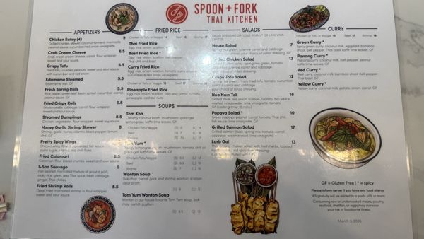 Menu photo 2 Spoon + Fork Thai Kitchen McKinney, TX Menu photo 2 Spoon + Fork Thai Kitchen McKinney, TX