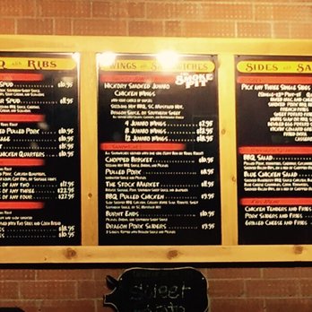 The Smoke Pit - Here's the menu and prices!! - Barbeque Near Me - Concord, North Carolina