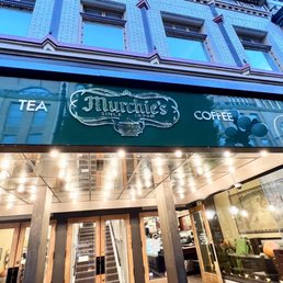 Exterior outside entrance of Murchie's Tea & Coffee - Victoria, British Columbia Exterior outside entrance of Murchie's Tea & Coffee - Victoria, British Columbia