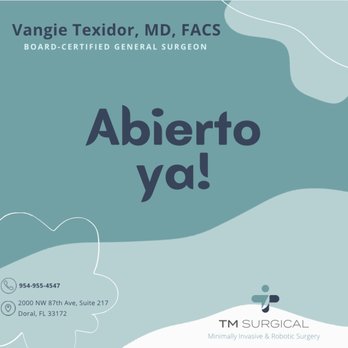 Vangie Texidor, MD - Surgeons Near Me - Doral, Florida Vangie Texidor, MD - Surgeons Near Me - Doral, Florida