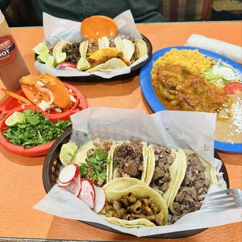 Taqueria El Taconazo - Chile relleno plate. Tacos, meat choices were lengua, barbacoa, tripa, chorizo, asada, and buche. Meats are tender and tasty. - Mexican Near Me - Sparks, Nevada Taqueria El Taconazo - Chile relleno plate. Tacos, meat choices were lengua, barbacoa, tripa, chorizo, asada, and buche. Meats are tender and tasty. - Mexican Near Me - Sparks, Nevada