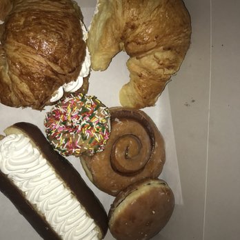 Donut Time - Cinnamon roll, filled croissant, whipped cream choice eclair, jelly filled donut - Donuts Near Me - Sacramento, California