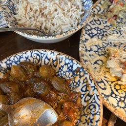 Bamieh bi Zeit - okra dish Bamieh bi Zeit - okra dish