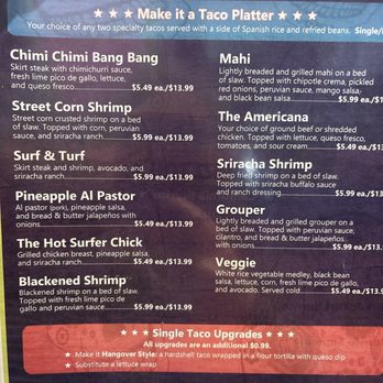 Cantina Louie - Various specialty tacos. Can be ordered à la carte or as a "NEW" Taco Platter. - Mexican Near Me - West Melbourne, Florida Cantina Louie - Various specialty tacos. Can be ordered à la carte or as a "NEW" Taco Platter. - Mexican Near Me - West Melbourne, Florida
