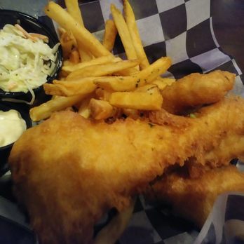 Rusty Bucket Restaurant and Tavern - Fish n chips w/coleslaw - Pubs Near Me - Dayton, Ohio Rusty Bucket Restaurant and Tavern - Fish n chips w/coleslaw - Pubs Near Me - Dayton, Ohio
