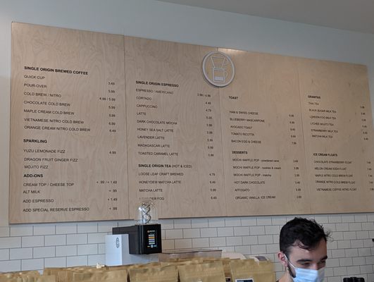 Menu photo 2 Coffee & Water Lab San Jose, CA Menu photo 2 Coffee & Water Lab San Jose, CA