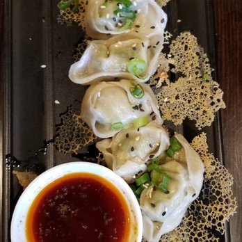 Dough Zone Dumpling House - Overlake - Fried Wonton with Chili Sauce, $5.25 - 2.5 Stars - Dim Sum Near Me - Bellevue, Washington Dough Zone Dumpling House - Overlake - Fried Wonton with Chili Sauce, $5.25 - 2.5 Stars - Dim Sum Near Me - Bellevue, Washington