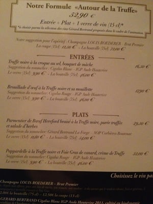 Menu photo 1 Brasserie Flo Paris, 75 Menu photo 1 Brasserie Flo Paris, 75