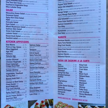 Ooki Sushi - 9/2017 Menu 2/3 - Sushi Bars Near Me - New York, New York Ooki Sushi - 9/2017 Menu 2/3 - Sushi Bars Near Me - New York, New York