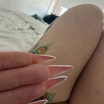18K Nail Boutique - this is after he fixed my nails. - Nail Salons Near Me - Santa Monica, California
