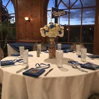 Reef on the Water - Garden Room - we did a Dodger Theme - Seafood Near Me - Long Beach, California Reef on the Water - Garden Room - we did a Dodger Theme - Seafood Near Me - Long Beach, California