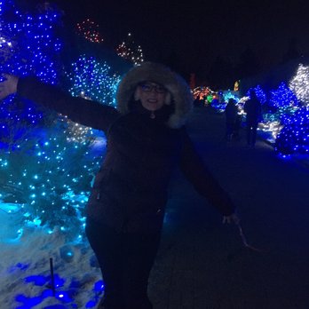Blossoms of Light - Wifey having fun! - Botanical Gardens Near Me - Denver, Colorado