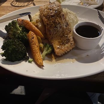 Yard House - Whiskey Glazed Salmon - New American Near Me - Greenville, South Carolina Yard House - Whiskey Glazed Salmon - New American Near Me - Greenville, South Carolina