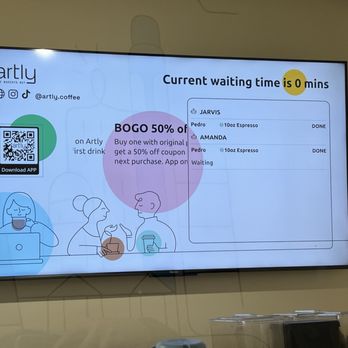 Artly Coffee - Waiting screen - Coffee & Tea Near Me - San Francisco, California Artly Coffee - Waiting screen - Coffee & Tea Near Me - San Francisco, California
