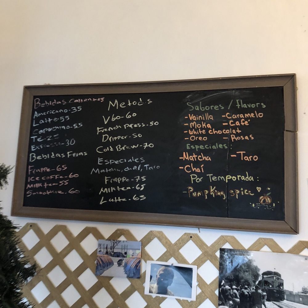 Undocumented Café - Their menu - Coffee & Tea Near Me - Tijuana, BCN
