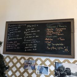 Undocumented Café - Their menu