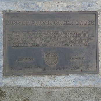 American Green Cross Monument - Miss American Green Cross Plaque - Landmarks & Historical Buildings Near Me - Glendale, California American Green Cross Monument - Miss American Green Cross Plaque - Landmarks & Historical Buildings Near Me - Glendale, California