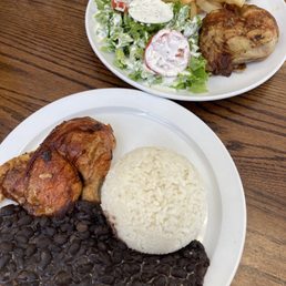 Special 1 Pollo a la Brasa con Arroz Blanco y Frijoles Negros and Special 2 Pollo a la Brasa con Papas Fritas y Ensalada Special 1 Pollo a la Brasa con Arroz Blanco y Frijoles Negros and Special 2 Pollo a la Brasa con Papas Fritas y Ensalada