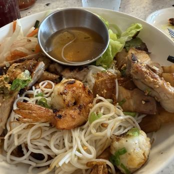 Saigonese Authentic Vietnamese Cuisine - Vermicelli bowl combo - I forgot to take a photo before I dug in - Vietnamese Near Me - Sunrise, Florida Saigonese Authentic Vietnamese Cuisine - Vermicelli bowl combo - I forgot to take a photo before I dug in - Vietnamese Near Me - Sunrise, Florida
