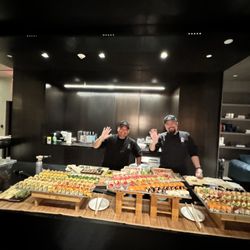 Hams Sushi  - Meadowbrook financial's mortgage annual Christmas party #corporateevent #livesushicatering