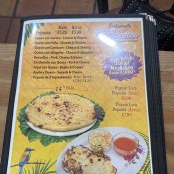 Restaurante Bahia De Jiquilisco - Menu - Salvadoran Near Me - Concord, California