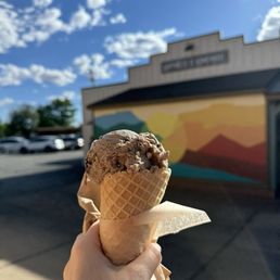 Ice cream waffle cone