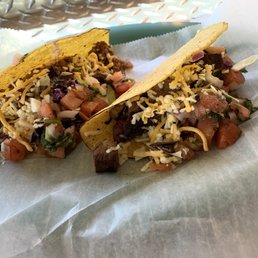 Beef and steak taco Beef and steak taco