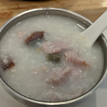 MingKee Deli - Preserved egg and pork congee - Chinese Near Me - Cupertino, California MingKee Deli - Preserved egg and pork congee - Chinese Near Me - Cupertino, California