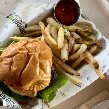 Greenleaf Kitchen & Cocktails - Turkey burger - New American Near Me - Costa Mesa, California Greenleaf Kitchen & Cocktails - Turkey burger - New American Near Me - Costa Mesa, California