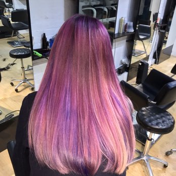 DeCode Salon - I change my hair color for new year,Wing help me to bleach my hair two times,this is amazing color light pink with purple,thanks so much! - Hair Salons Near Me - New York, New York DeCode Salon - I change my hair color for new year,Wing help me to bleach my hair two times,this is amazing color light pink with purple,thanks so much! - Hair Salons Near Me - New York, New York