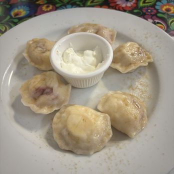 Pierogi Village - Strawberry Sweet Cheese Pierogi - Polish Near Me - Las Vegas, Nevada