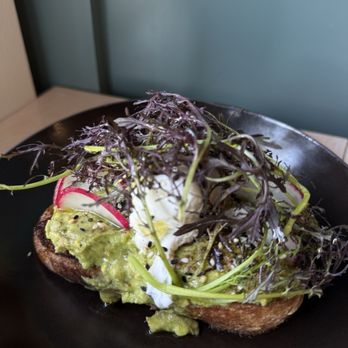 Black Oak Coffee Roasters - Avocado toast add poached egg - Coffee & Tea Near Me - Healdsburg, California Black Oak Coffee Roasters - Avocado toast add poached egg - Coffee & Tea Near Me - Healdsburg, California