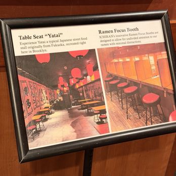 ICHIRAN - Brooklyn - Both table seating and ramen focus booth offered at this location - Ramen Near Me - Brooklyn, New York