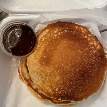 Holey Moley Bagel Shop - 3 Pancakes Platter - Breakfast & Brunch Near Me - Jacksonville, Florida Holey Moley Bagel Shop - 3 Pancakes Platter - Breakfast & Brunch Near Me - Jacksonville, Florida