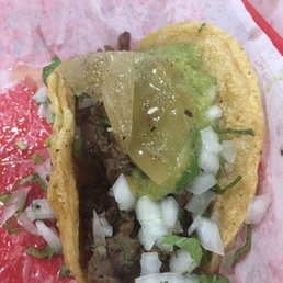 Al carbón taco