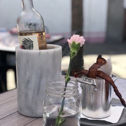 Candied bacon and Rose