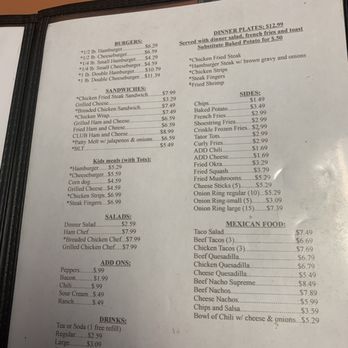 Highway 277 Cafe - Menu 6-5-26 - Latin American Near Me - Hawley, Texas Highway 277 Cafe - Menu 6-5-26 - Latin American Near Me - Hawley, Texas