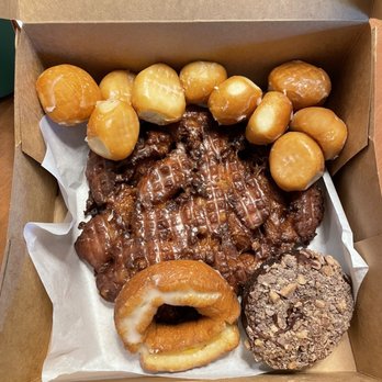 Judy's Donuts & Coffee - Old fashioned, Apple fritter, donut holes, and toffee Nutella :) - Donuts Near Me - Midway, Utah
