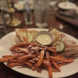 Sperry's Restaurant - Sweet Potato Fries with the Rueben sandwich