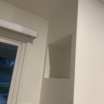 AG Drywall Repair Services - Left side of my renovated fireplace - Drywall Installation & Repair Near Me