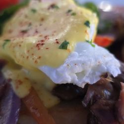 DC Capitol Square Bar & Grill - Oxtail eggs Benedict