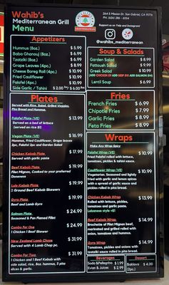 Menu photo 8 Wahib's Mediterranean Express San Gabriel, CA Menu photo 8 Wahib's Mediterranean Express San Gabriel, CA