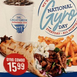 The Great Greek Mediterranean Grill - National Gyro Day: Special offer!