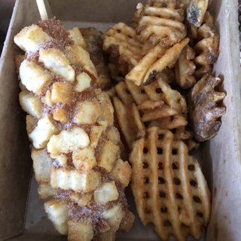 STIX - Potatocombo Corndog & Waffle Fries - Hot Dogs Near Me - San Francisco, California